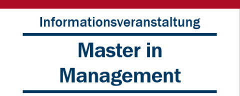 Zum Artikel "Upcoming information events Master in Management:"